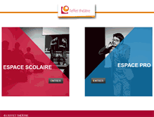 Tablet Screenshot of effet-theatre.fr
